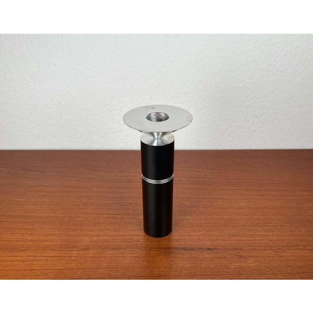 Postmodern Danish Metal Candleholder from Royal Copenhagen, 1980s For Sale - Image 15 of 18