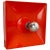 Minimalist Pop Art Red Orange Metal Wall Light from Sölken Lights, Germany, 1970s For Sale - Image 18 of 18