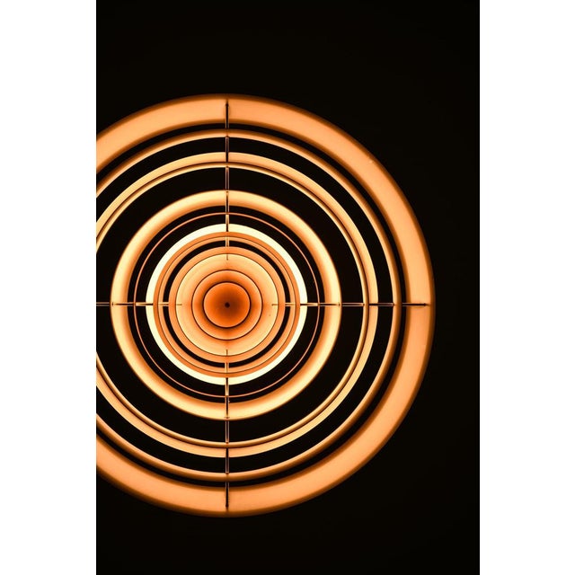 Langelinie Pendant in Copper and Lacquer attributed to Poul Henningsen, 1950s For Sale - Image 6 of 9