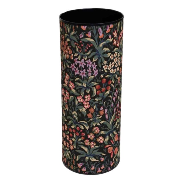 Thousand Flowers Tapestry Umbrella Stand For Sale