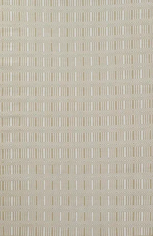 Erin Gates by Momeni River Holden Beige Hand Woven Indoor Outdoor Rug 2' X 3'