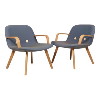 Lounge Chair by Johannes Foersom and Peter Hjorth-Lorentzen for Erik Jørgensen, 2000s, Set of 2 For Sale