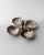 Metal Art Deco Silver-Plated Centerpiece with Shell Dishes and Pinecone Handle, 1930s, Set of 5 For Sale - Image 7 of 11