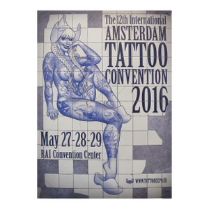 2016 Dutch Poster, Amsterdam International Tattoo Convention