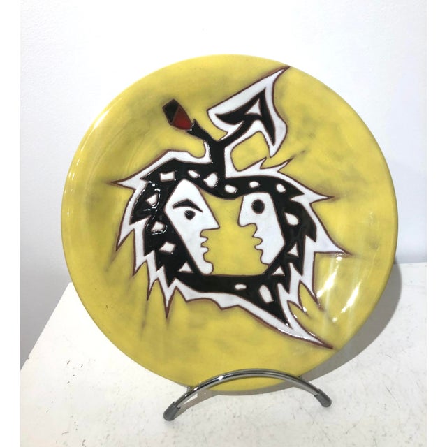 Modern Jean Lurçat Plate, 1959, Ceramic For Sale - Image 3 of 3