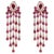 2020s Natural Ruby & Diamond Earring in 14k Gold For Sale - Image 5 of 8