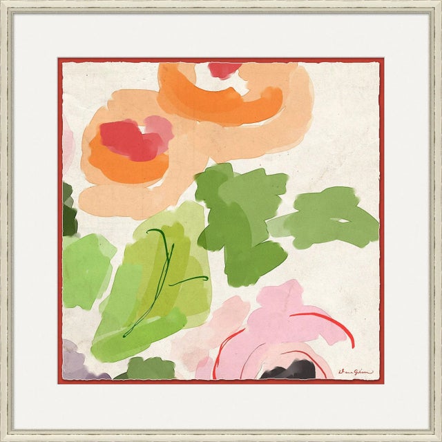 Contemporary Cutting Garden By Dana Gibson, Framed Art Print For Sale - Image 3 of 3