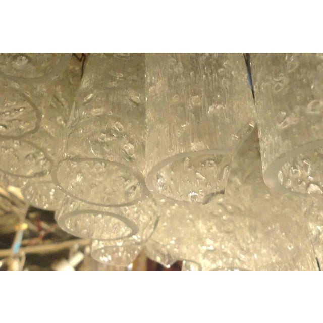 Mid-Century Modern Grand Four-Tier Doria Mid-Century Glass Chandelier For Sale - Image 3 of 8