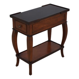 Baker Italian Style 1 Drawer End Table For Sale