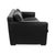 Leather Three-Seater Black Sofa from Minotti For Sale - Image 9 of 12
