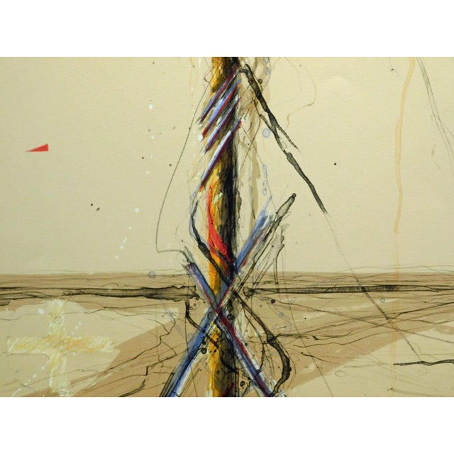 "Dream Eagle 3" Original Limited Edition Lithograph by Larry Fodor Hand signed, numbered & titled by the artist Art Size:...