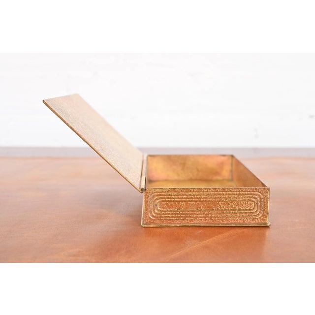 Tiffany Studios New York Graduate Bronze Doré Box, Circa 1910 For Sale In South Bend - Image 6 of 11