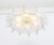 Fantastic star shape chandelier by kaiser, germany, manufactured, circa 1960-1969. Curved murano glasses suspended from a...