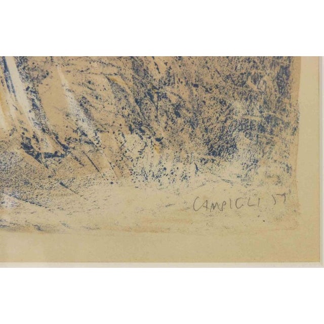 Modern Massimo Campigli, Two Women Edition of 100, 1950s, Lithograph For Sale - Image 3 of 5
