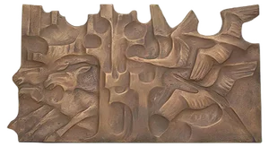 Bronze by Pentti Papinaho, Finland, 1983