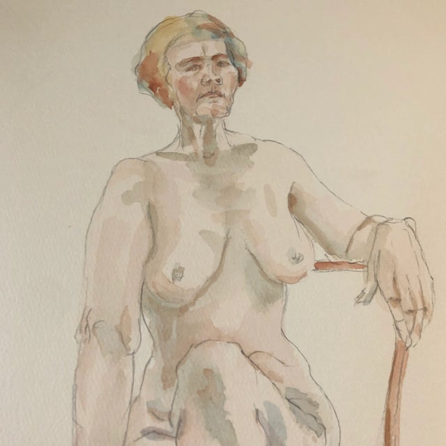 Original painting on paper Unsigned Study 9 x 12 unframed