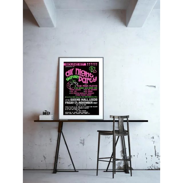 Postmodern Pink Floyd Original Vintage UK Concert Poster, Queen's Hall, Leeds, 1967 For Sale - Image 3 of 4
