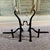 Iron and Brass Sunflower Andirons - A Pair For Sale - Image 12 of 18