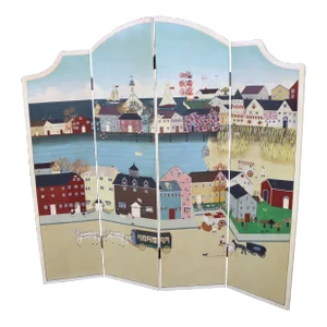 Sandi Wickersham Resnick New England Folk Art Screen