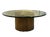 Henredon Vintage Henredon Mid-Century Modern Drum Coffee Table | Sculptural Walnut & Oak Pedestal | Starburst Parquetry | Harvey Probber Style For Sale - Image 4 of 8
