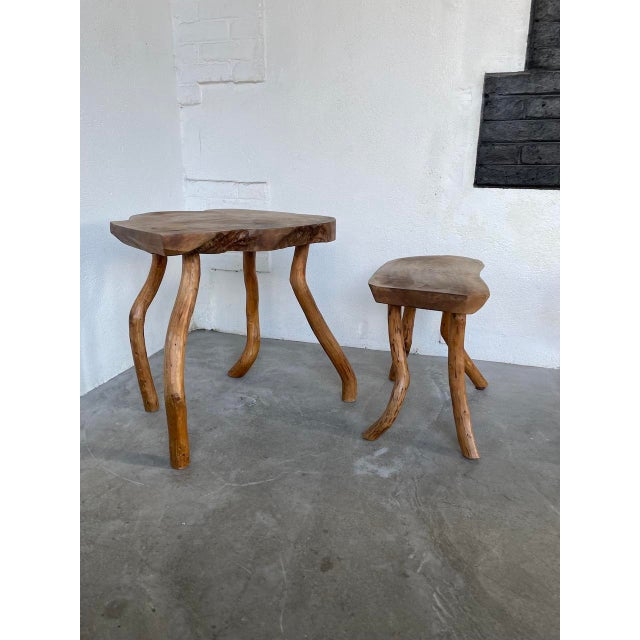 Elm Side Tables, 1960s, Set of 2 For Sale - Image 18 of 18