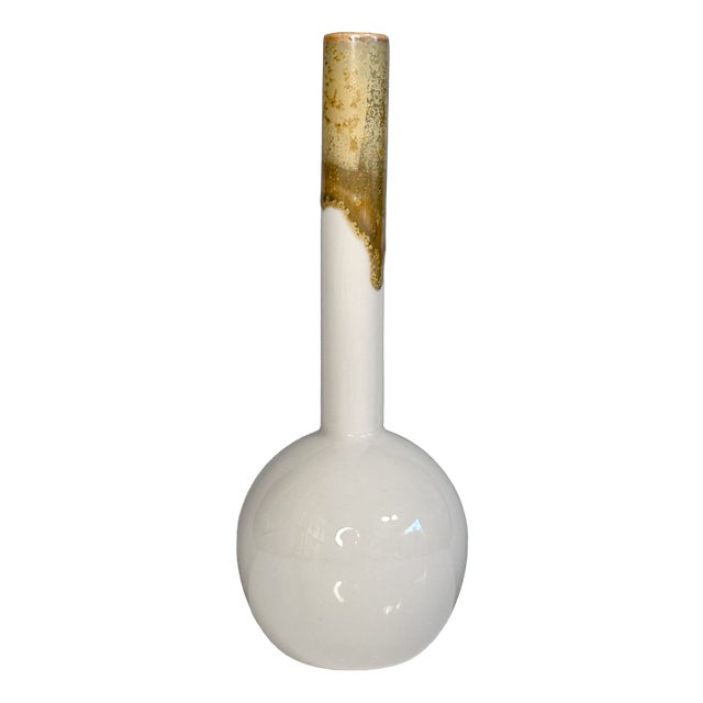 Long-Necked Ceramic Vase by Peter Müller for Sgrafo Modern, Germany, 1970s For Sale
