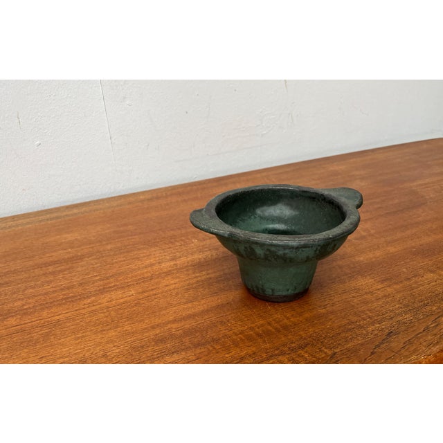 Mid-Century German Minimalist Studio Pottery Bowl, 1960s For Sale - Image 5 of 18