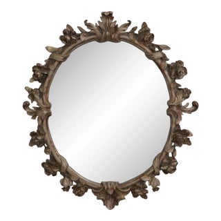 Carvers Guild Model 7530 Ornate Silver Mirror For Sale