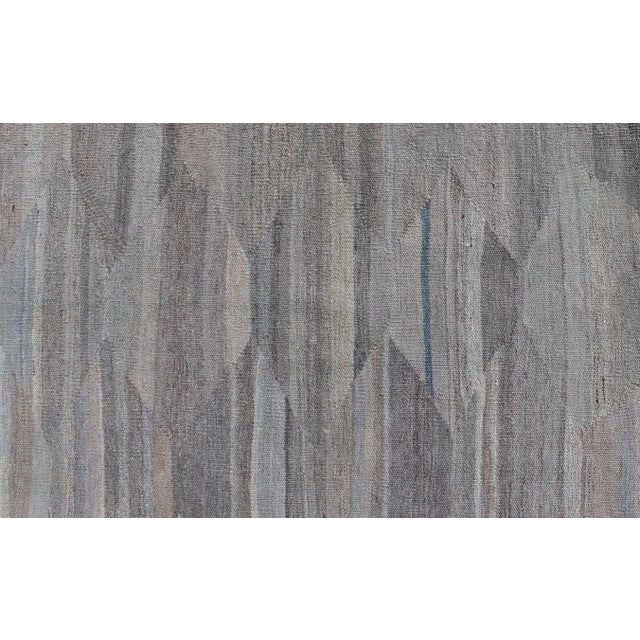 Modern Casual Tribal Kilim Rug by Keivan Woven Arts, 6'8" X 9'6" For Sale - Image 4 of 12