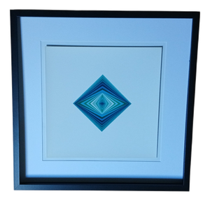 Victor Vasarely, Vonal, 1971, Print, Framed