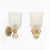 Murano Pulegoso Glass and Brass Wall Sconces, Italy, 2000, Set of 2 For Sale - Image 9 of 9