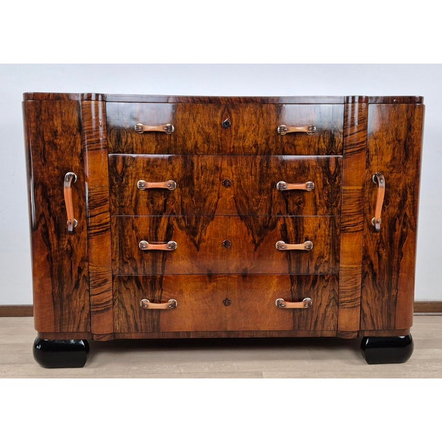 1920s Vintage Art Deco Chest of Drawers, 1924 For Sale - Image 5 of 18