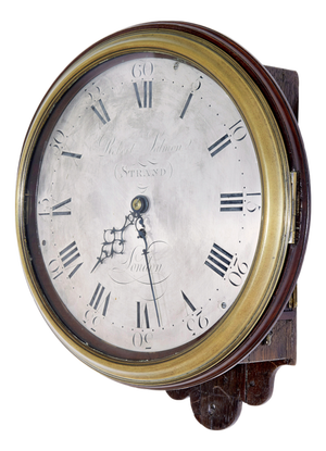Antique Georgian Wall Clock by Robert Salmon, 1780