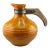 1960s Mid Century Bauer Orange Ringware Pottery Carafe Pitcher For Sale
