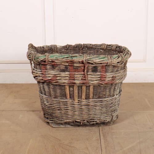 1920s French Champagne Grape Basket, 1920s For Sale - Image 5 of 7