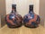Ceramic A Pair of Chinese Ceramic Vase Ming Dynasty Xuande Marked Blue Ground Famille Verte Porcelain Tianqiu Vase Hand Painted Dragon Pattern For Sale - Image 7 of 16