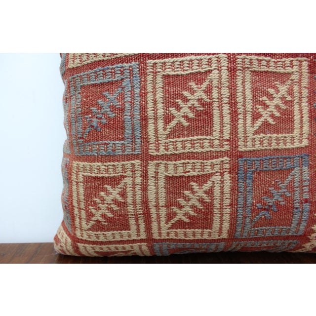 4 Turkish Kilim Decorative Pillow Covers - 16"x16" For Sale In Raleigh - Image 6 of 13