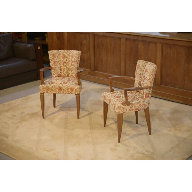 Bridge Armchairs by Jules Leleu, 1930s, Set of 3 For Sale - Image 6 of 17