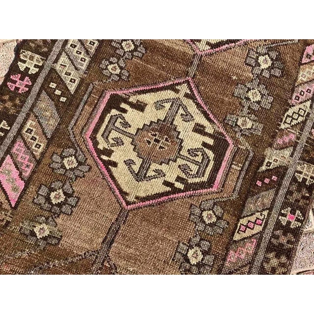 Vintage Hand Made Area Rug - 37.5" X 58" For Sale - Image 4 of 10