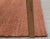 Rust Solid Handwoven Premium Natural Jute Yarn Flatweave Rug 5x8 Ft. For Sale - Image 12 of 12