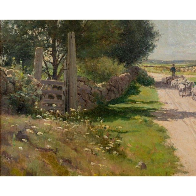 Late 19th Century 19th Century Pastoral Painting by Alfred Bryan Wall For Sale - Image 5 of 13