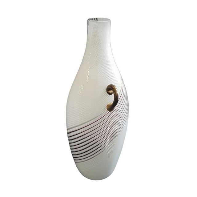 Vintage Murano Glass 5357 Vase by Dino Martens & A. Toso, 1954 For Sale - Image 4 of 7