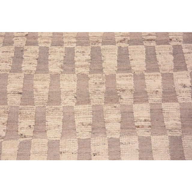 Textile Modern Hallway Runner Rug For Sale - Image 7 of 8