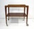 Mid-Century Modern Yngve Ekstrom Teak Rolling Bar Cart Sweden For Sale - Image 3 of 11