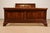 Brown Ethan Allen French Louis Philippe Flame Mahogany Queen Size Sleigh Bed For Sale - Image 8 of 11