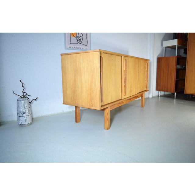 Vintage Danish Sideboard in Pine, 1970s For Sale - Image 4 of 11