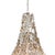 Pieces of abalone shell look iridescently cool in this chandelier, providing dimension and a hint of shine. The shells...
