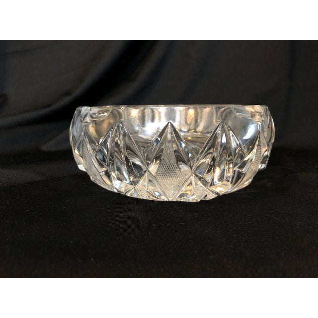 Vintage Cut Crystal Ashtray For Sale - Image 4 of 6