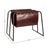 Arlo Leather Double Magazine Holder For Sale - Image 9 of 10