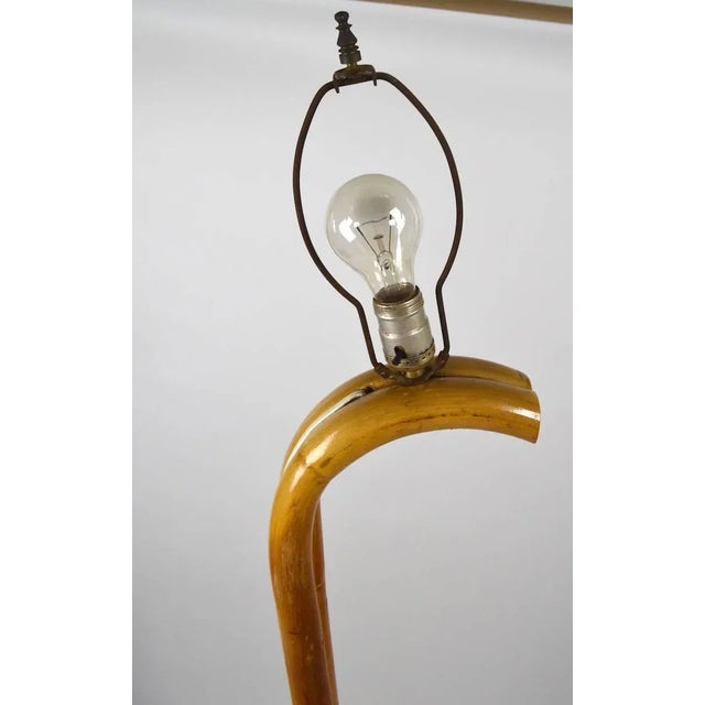 Bamboo Floor Lamp For Sale - Image 4 of 11